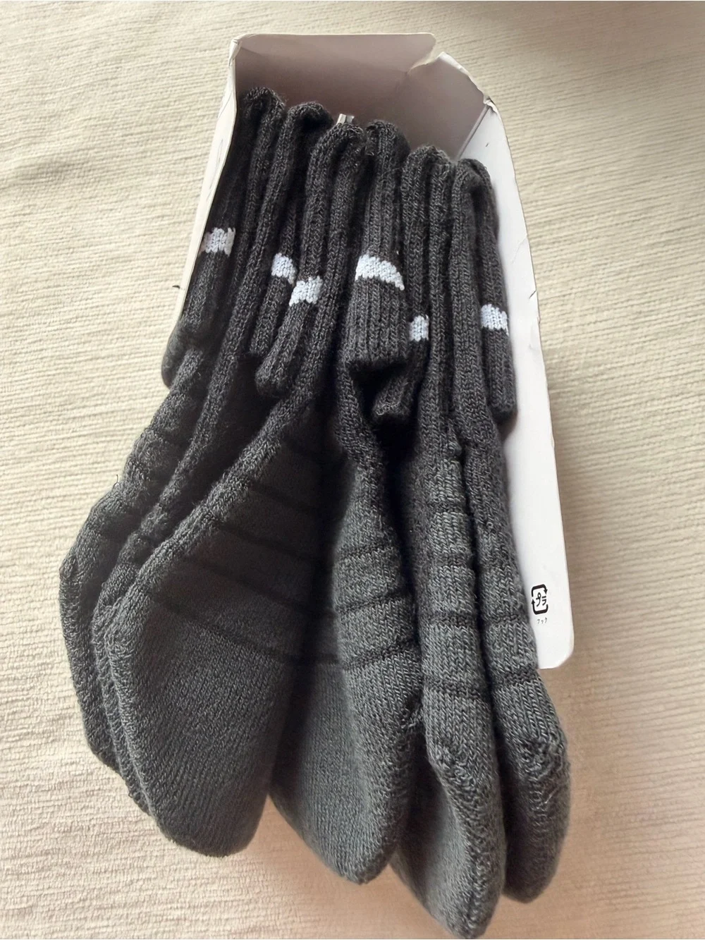 Nike Everyday Max Dri-FIT Black Ankle Socks (3-Pack) Mens 6-8